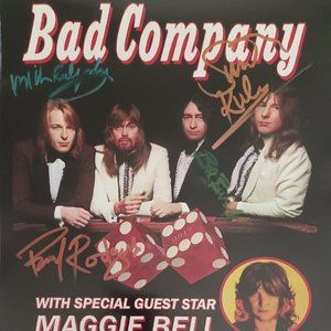 1975 Bad Company Original SIGNED Concert Poster REPRODUCTION (RP)